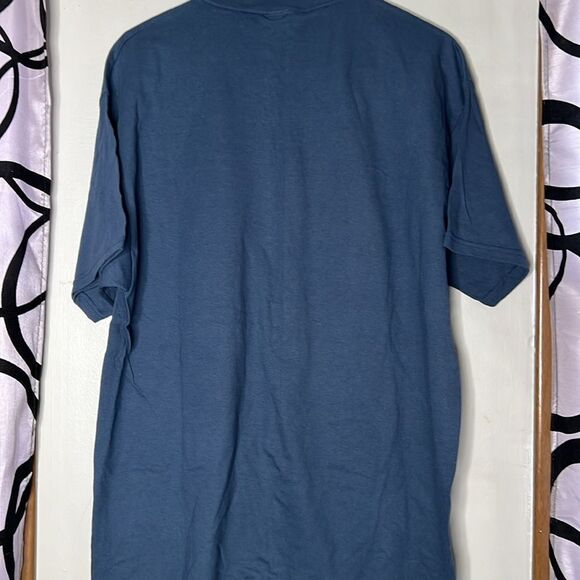 Mens Biker Shirt American Steel Motorcycle Pigment Dyed Tee T-Shirt - Picture 6 of 6